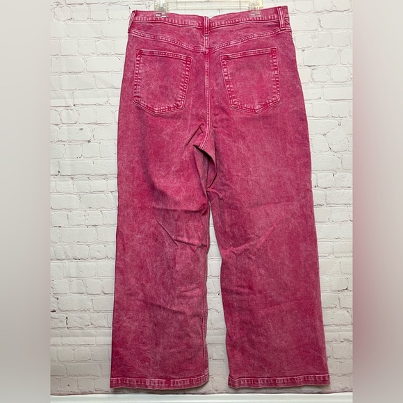 Gap High Rise Stride Ankle Jeans in Sugar Pink - Picture 6 of 15